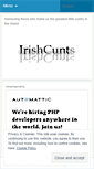 Mobile Screenshot of irishcunts.wordpress.com