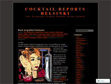 Tablet Screenshot of cocktailreports.wordpress.com