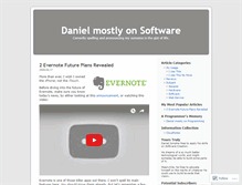 Tablet Screenshot of danieljomphe.wordpress.com
