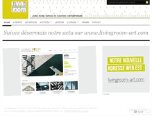 Tablet Screenshot of livingroomart.wordpress.com