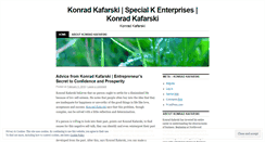 Desktop Screenshot of konradkafarskiblog.wordpress.com