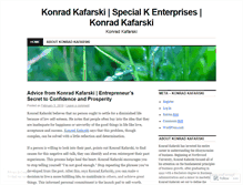 Tablet Screenshot of konradkafarskiblog.wordpress.com