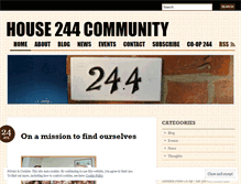 Tablet Screenshot of house244.wordpress.com