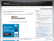 Tablet Screenshot of noiparliamo.wordpress.com