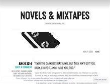 Tablet Screenshot of novelsandmixtapes.wordpress.com