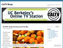 Tablet Screenshot of caltvblogs.wordpress.com