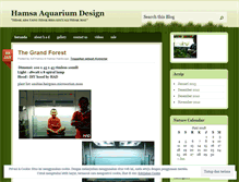 Tablet Screenshot of hamsaquariumdesign.wordpress.com