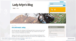 Desktop Screenshot of ladyarlyn.wordpress.com