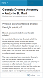 Mobile Screenshot of gadivorce.wordpress.com