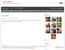 Tablet Screenshot of lumeapiticilor.wordpress.com
