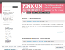 Tablet Screenshot of pinkunglos.wordpress.com