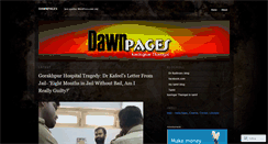 Desktop Screenshot of dawnpages.wordpress.com