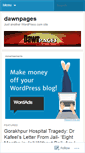 Mobile Screenshot of dawnpages.wordpress.com