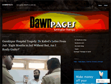 Tablet Screenshot of dawnpages.wordpress.com