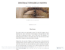 Tablet Screenshot of distractingdelusions.wordpress.com