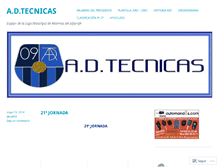 Tablet Screenshot of adtecnicas.wordpress.com