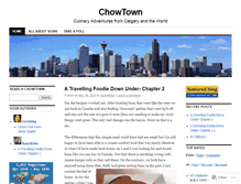 Tablet Screenshot of chowtown.wordpress.com
