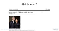 Desktop Screenshot of gotcountryonline.wordpress.com