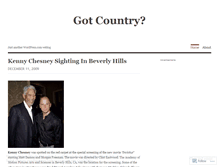 Tablet Screenshot of gotcountryonline.wordpress.com