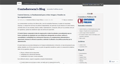 Desktop Screenshot of contadorescm.wordpress.com