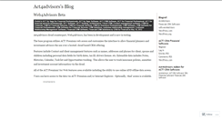 Desktop Screenshot of act4advisors.wordpress.com