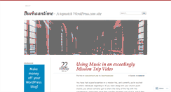 Desktop Screenshot of burhaantime.wordpress.com