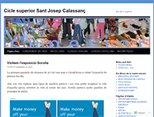 Tablet Screenshot of ciclesuperiorcalassanslleida.wordpress.com