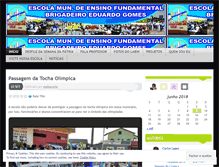 Tablet Screenshot of escolabrigadeiro.wordpress.com