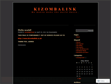 Tablet Screenshot of kizombalink.wordpress.com