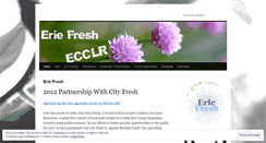 Desktop Screenshot of eriefresh.wordpress.com