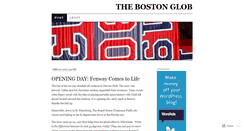 Desktop Screenshot of bostonglob.wordpress.com