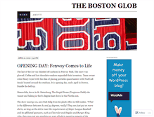 Tablet Screenshot of bostonglob.wordpress.com