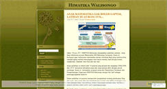 Desktop Screenshot of himatikawalisongo.wordpress.com