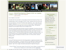 Tablet Screenshot of newunionism.wordpress.com