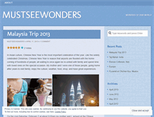 Tablet Screenshot of mustseewonders.wordpress.com