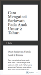 Mobile Screenshot of caramengatasisariawanpadaanakumur2tahun.wordpress.com
