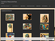 Tablet Screenshot of carolinamascarenhasdotcom.wordpress.com