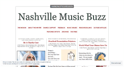 Desktop Screenshot of nashvillemusicbuzz.wordpress.com