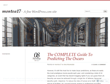 Tablet Screenshot of montea17.wordpress.com