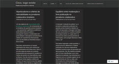 Desktop Screenshot of clicologoexisto.wordpress.com