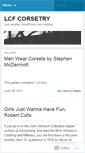 Mobile Screenshot of lcfcorsetry.wordpress.com