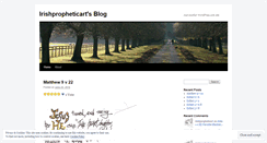 Desktop Screenshot of irishpropheticart.wordpress.com