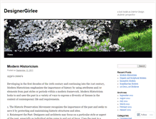 Tablet Screenshot of designergirlee.wordpress.com