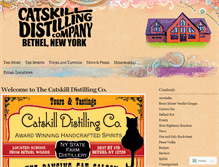 Tablet Screenshot of catskilldistilling.wordpress.com