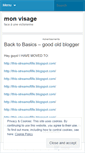 Mobile Screenshot of monvisage.wordpress.com