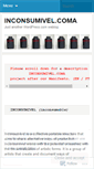 Mobile Screenshot of inconsumivel.wordpress.com