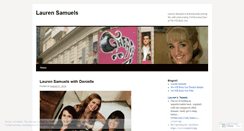 Desktop Screenshot of laurensamuels.wordpress.com