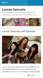 Mobile Screenshot of laurensamuels.wordpress.com