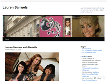 Tablet Screenshot of laurensamuels.wordpress.com