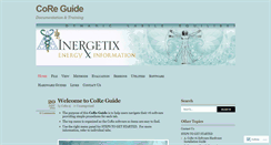 Desktop Screenshot of coreguide.wordpress.com